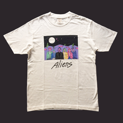 Aliens Organic T-Shirt(ホワイト)