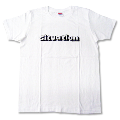 Situationレーベル T-SHIRT ※Situationレーベルステッカー付(ホワイト)