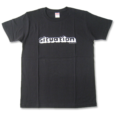 Situationレーベル T-SHIRT ※Situationレーベルステッカー付(ブラック)